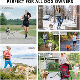 Hands Free Walking And Training Belt With Shock Absorbing Bungee Leash