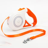 Retractable Collar Spotlight Automatic Pet Traction Rope Leash