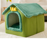 Foldable Winter Dog Villa Sleep Kennel Removable House