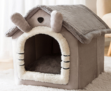 Foldable Winter Dog Villa Sleep Kennel Removable House