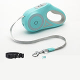 Retractable Collar Spotlight Automatic Pet Traction Rope Leash