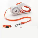 Retractable Collar Spotlight Automatic Pet Traction Rope Leash