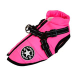 Waterproof Winter Harness Warm Dog Jacket