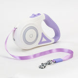 Retractable Collar Spotlight Automatic Pet Traction Rope Leash