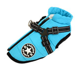 Waterproof Winter Harness Warm Dog Jacket
